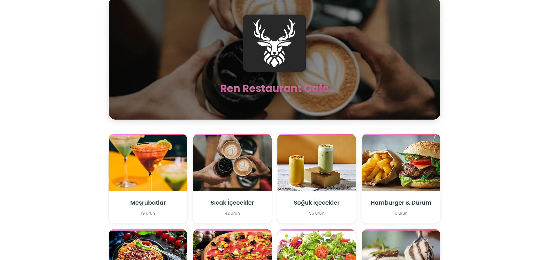 Ren Cafe QR Menü
